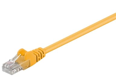 Goobay CAT 5e patchkabel, U/UTP, gul