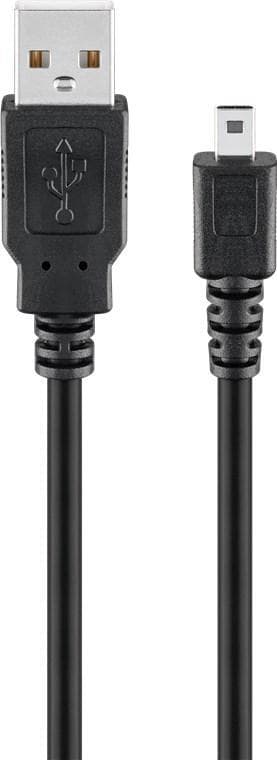 Goobay USB 2.0 Hi-Speed-kabel, svart