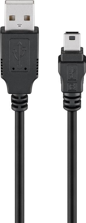 Goobay USB 2.0 Hi-Speed-kabel, svart