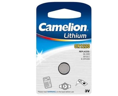 Camelion CR1220-BP1 CR1220, litium, 1 stk
