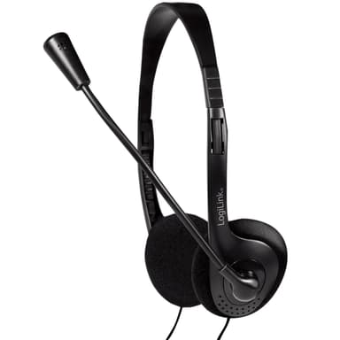 PC-headset Stereo med mikrofon 2x3,5mm-kontakt