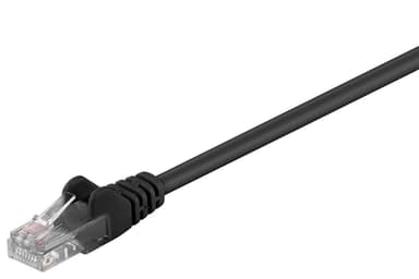 Goobay CAT 5e patchkabel, U/UTP, svart