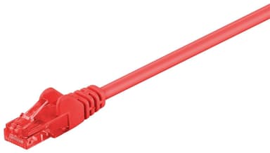 Goobay CAT 6 patchkabel, U/UTP, rød