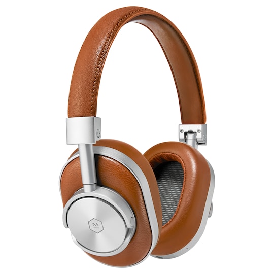 Master&Dynamic MW60 trådløse around-ear hodetelefoner (sølv/brun)