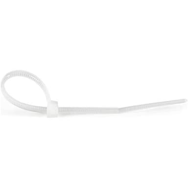 StarTech.com CBMZT4N, Frigjørbart buntebånd, Nylon, Plast, Hvit, 2,2 cm, V2, -
