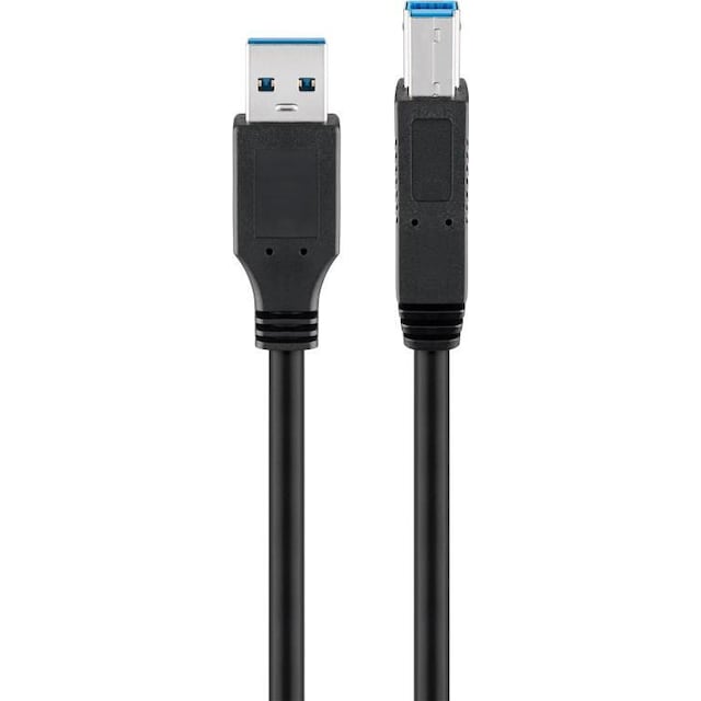 Goobay USB 3.0 SuperSpeed-kabel, svart
