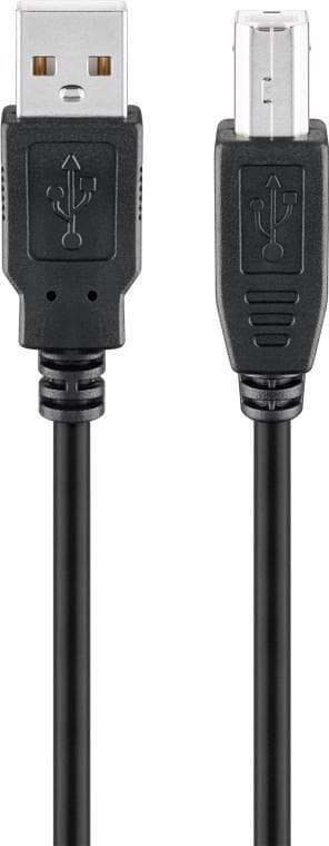 Goobay USB 2.0 Hi-Speed-kabel, svart