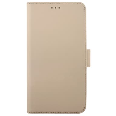 La Vie iPhone XR lommebokdeksel i skinn (krembeige)