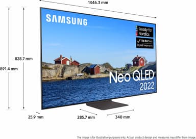 Samsung 65" QN93B 4K NQLED TV (2022)