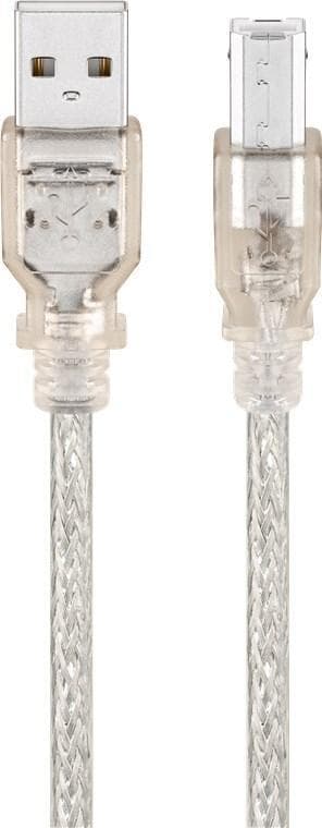 Goobay USB 2.0 Hi-Speed-kabel, gjennomsiktig