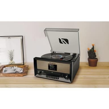 MT-110 DAB Platespiller Micro DAB + FM BT CD USB Retro