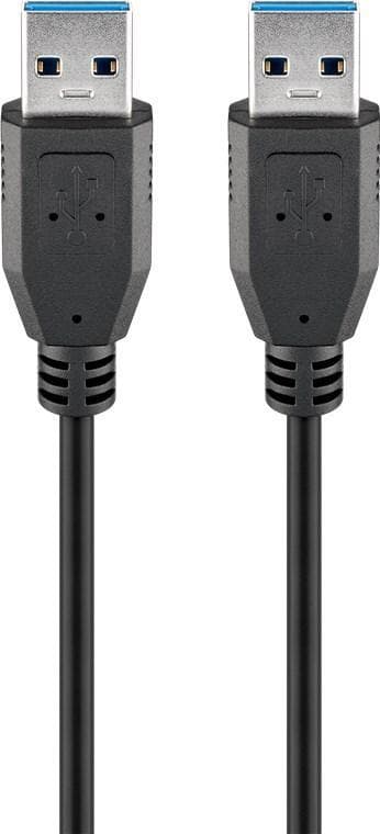 Goobay USB 3.0 SuperSpeed-kabel, svart