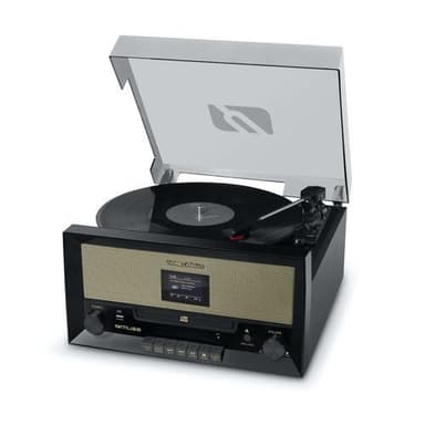 MT-110 DAB Platespiller Micro DAB + FM BT CD USB Retro