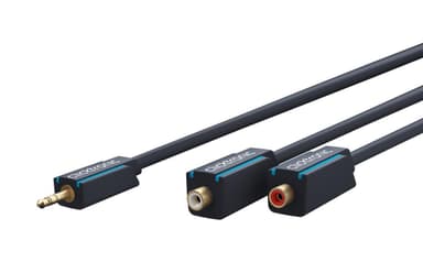 3,5 mm AUX til Cinch stereokabel