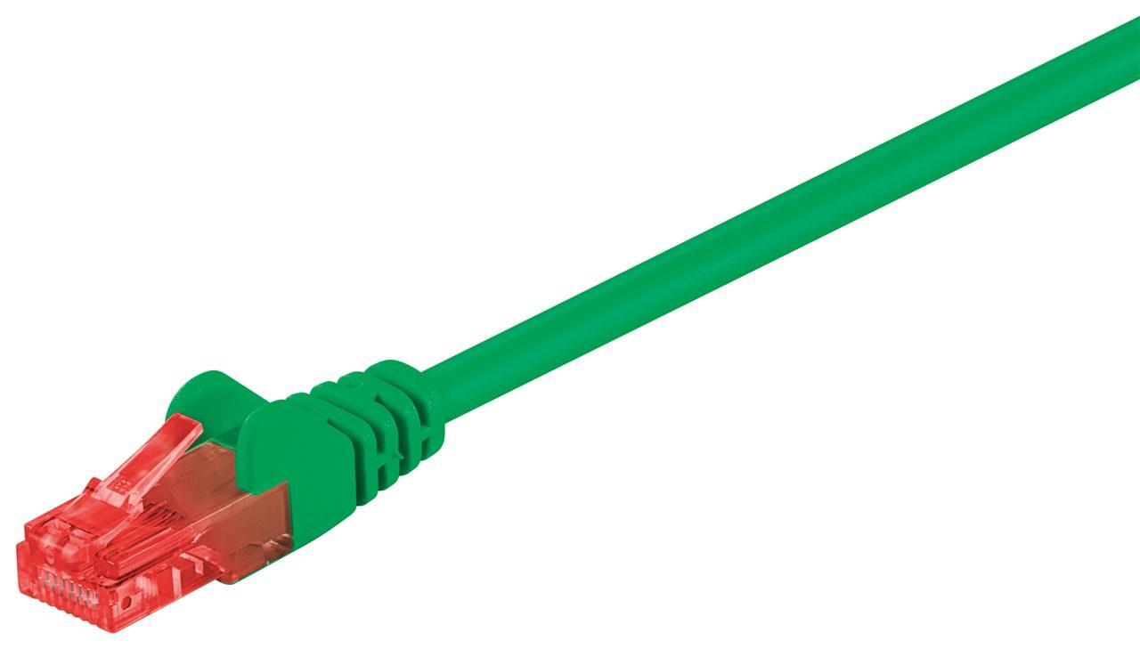 Goobay CAT 6 patchkabel, U/UTP, grønn