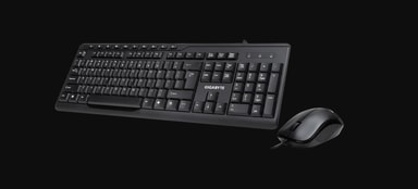 Gigabyte Multimedia Keyboard & Mouse set KM6300 Tastatur og mus, Kablet