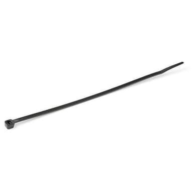 StarTech.com CBMZT10BK, Frigjørbart buntebånd, Nylon, Plast, Sort, 6,8 cm, V2,