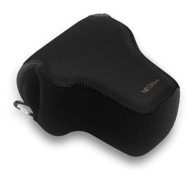 Beskyttende trekantspose med karabinkrok til Sony A7R4 NEOpine Neoprene Svart