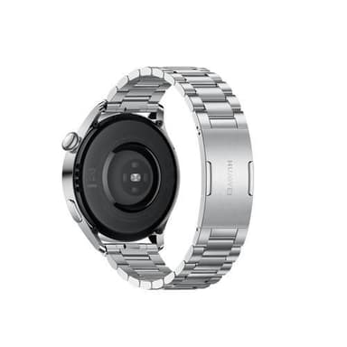 Huawei Watch 3 1,43”, Smartklokke, NFC, GPS (satellitt), AMOLED, Touchscreen, Pulsmåler, Aktivitetsovervåking 24/7, Vanntett, Bluetooth, Wi-Fi, Sølv
