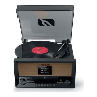 MT-110 DAB Platespiller Micro DAB + FM BT CD USB Retro