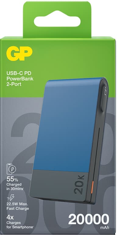 GP M2 powerbank 20000mAh (blå)