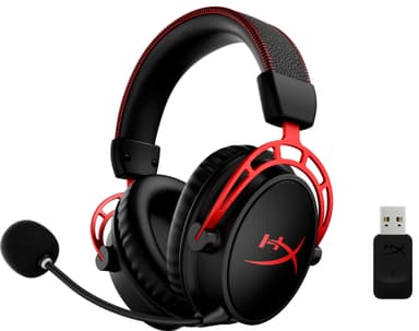 HyperX Cloud Alpha trådløst gaming headset (rød/sort)