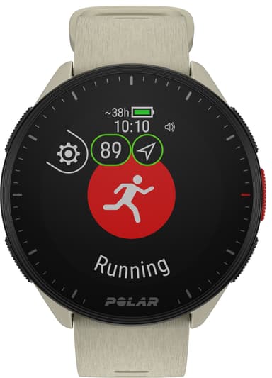 Polar Pacer sportsklokke S/L (hvit)