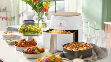 Philips Airfryer Smart Sense 7.3L med bakeform HD9870/20