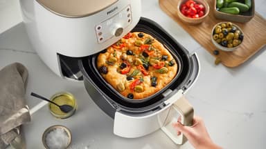 Philips Airfryer Smart Sense 7.3L med bakeform HD9870/20