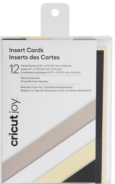 Cricut Joy A2 Neutrals kort (12-pk.)