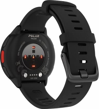Polar Pacer sportsklokke S/L (sort)
