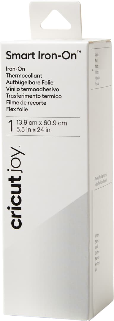 Cricut Joy Smart Iron-On 14x60 cm (hvit)