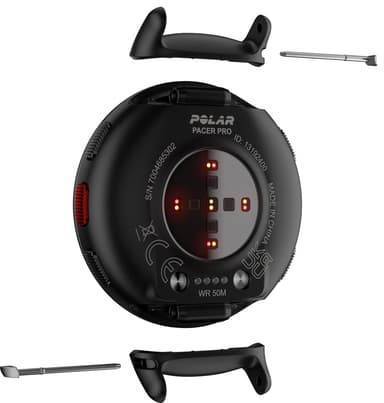 Polar Pacer Pro sportsklokke S/L (grå/sort)