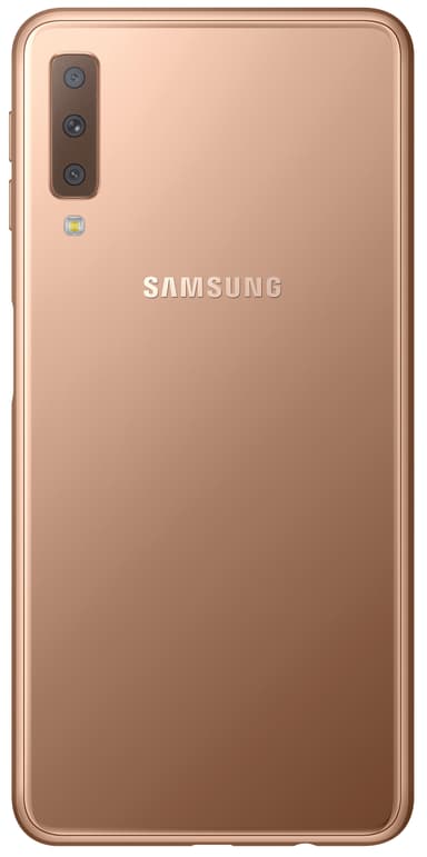 Samsung Galaxy A7 2018 smarttelefon (gull)