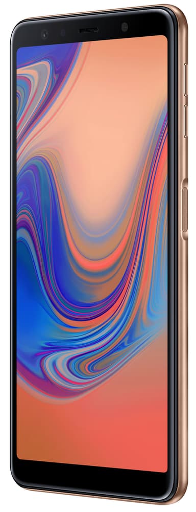 Samsung Galaxy A7 2018 smarttelefon (gull)