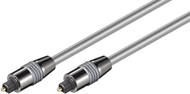 Goobay Toslink-kabel 6mm med metallkontakter