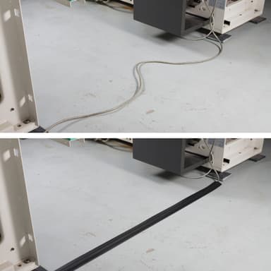 D-LINE Kabelkanal Gulv PVC Pro Svart 1.8m