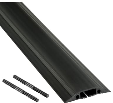D-LINE Kabelkanal Gulv PVC Pro Svart 1.8m