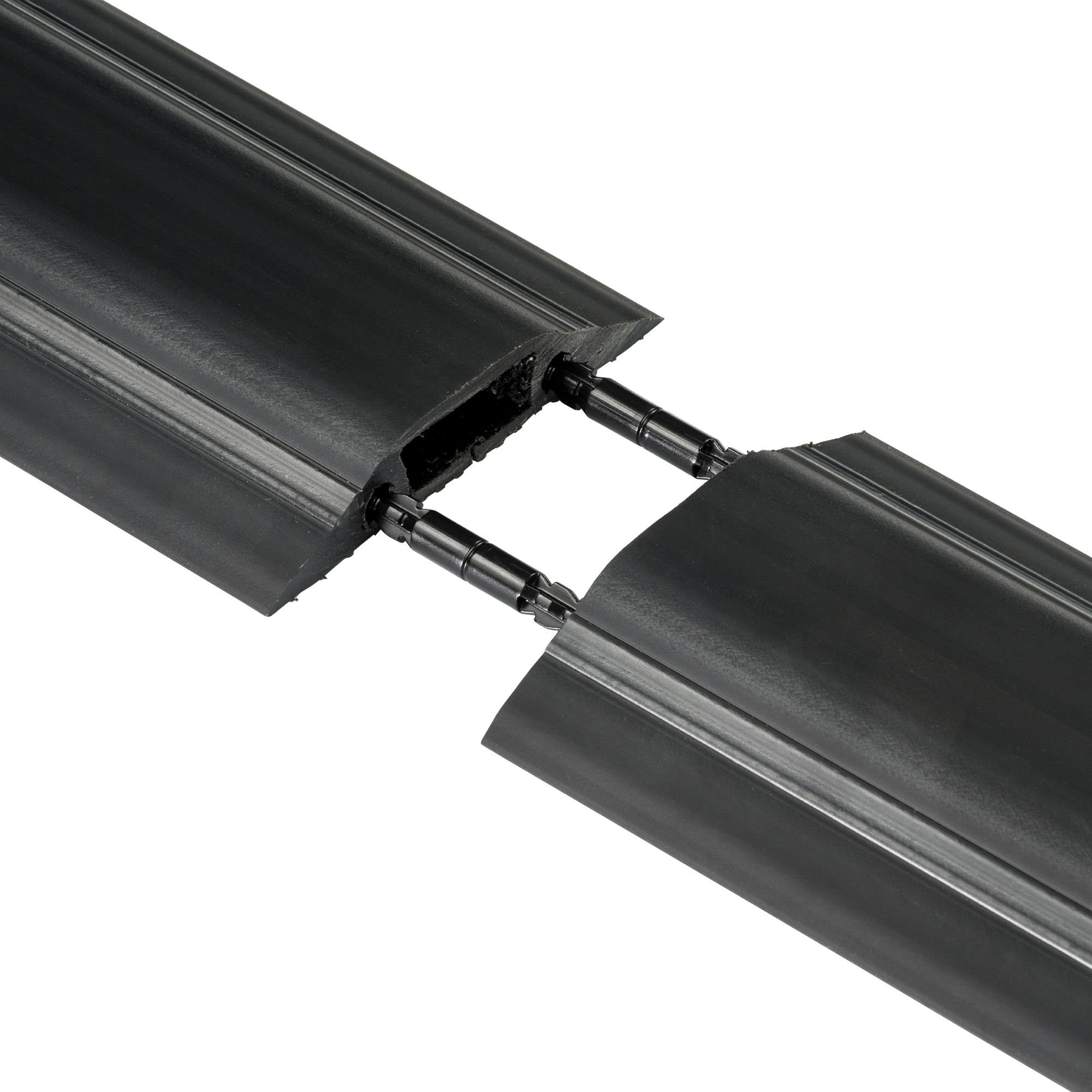 D-LINE Kabelkanal Gulv PVC Pro Svart 1.8m