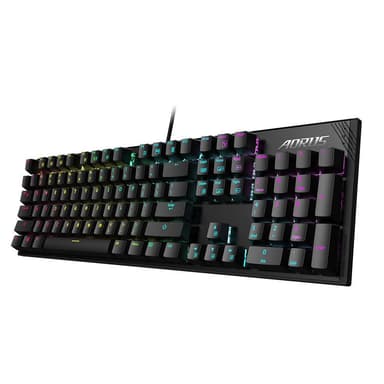 Gigabyte AORUS K1, mekanisk, RGB LED -lys, engelsk, svart, kablet