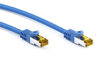 Goobay RJ45 patchkabel CAT 6A S/FTP (PiMF), 500 MHz, med CAT 7 råkabel, blå