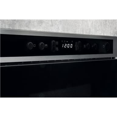 Hotpoint multifunksjonell mikrobølgeovn MN 512 IX HA Innebygd, 22 L, 750 W, Rustfritt stål/svart
