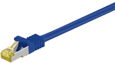 Goobay RJ45 patchkabel CAT 6A S/FTP (PiMF), 500 MHz, med CAT 7 råkabel, blå