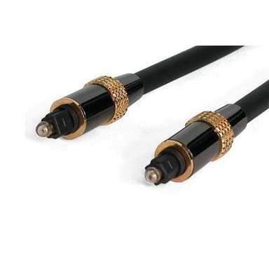 StarTech.com TOSLINK20, TOSLINK, Hankjønn, TOSLINK, Hankjønn, 6,1 m, Sort