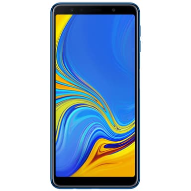 Samsung Galaxy A7 2018 smarttelefon (blå) Mobiltelefon Samsung Galaxy A7 2018 smarttelefon (blå) Mobiltelefon