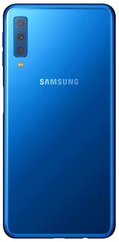 Samsung Galaxy A7 2018 smarttelefon (blå) Mobiltelefon Samsung Galaxy A7 2018 smarttelefon (blå) Mobiltelefon