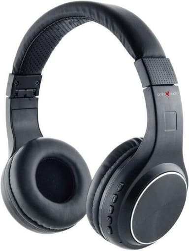 Gembird Bluetooth stereo headset "Warszawa" BHP-WAW Hodebånd/On-Ear, Bluetooth, Svart, Trådløs