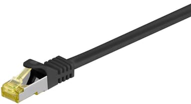 Goobay RJ45 patchkabel CAT 6A S/FTP (PiMF), 500 MHz, med CAT 7 råkabel, svart