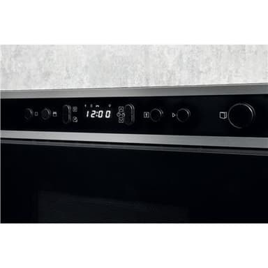 Hotpoint multifunksjonell mikrobølgeovn MN 512 IX HA Innebygd, 22 L, 750 W, Rustfritt stål/svart