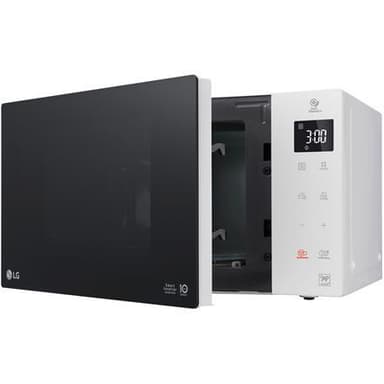 LG mikrobølgeovn MS23NECBW 23 L, frittstående, berøringskontroll, 1000 W, hvit, avrimingsfunksjon